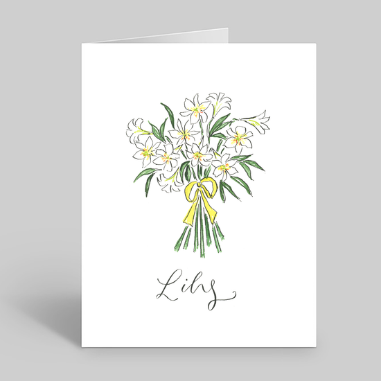 Assorted bouquets stationery