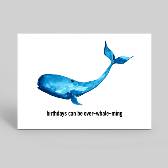 Birthdays can be over-whale-ming