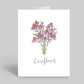 Assorted bouquets stationery