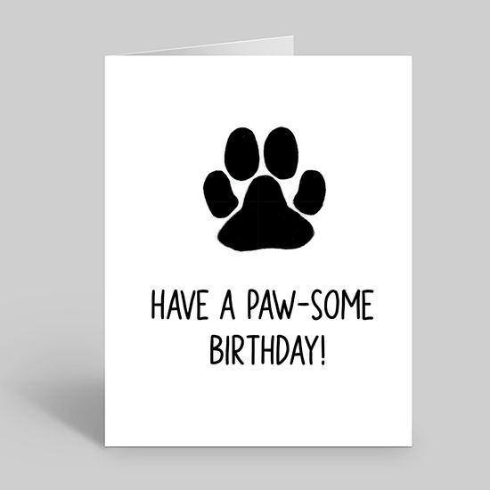 Have a paw-some birthday