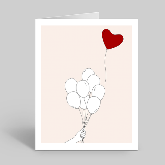 Heart Balloon Floating