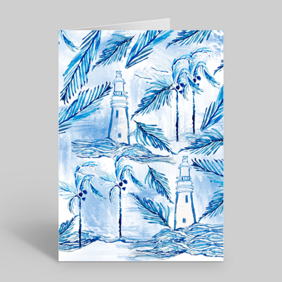 Lighthouses among the palms stationery