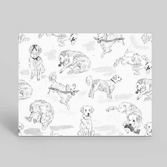Playing Dogs stationery
