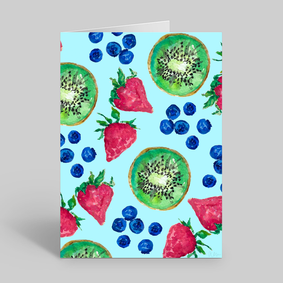 Summer fruits stationery