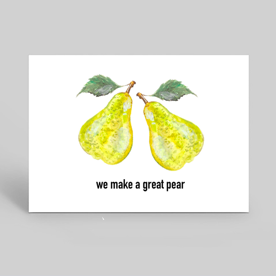 We make a great pear