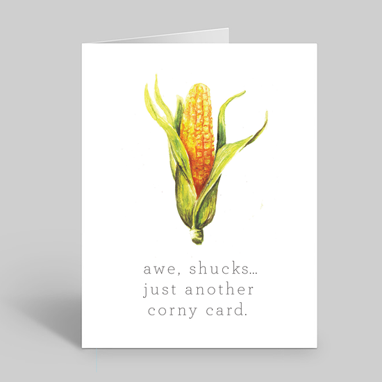 Just another corny card