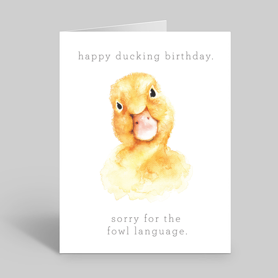 Happy ducking birthday