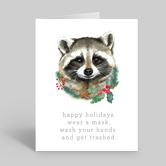 Raccoon Holiday Wishes