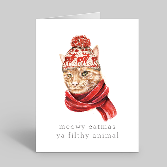 Meowy catmas ya filthy animal