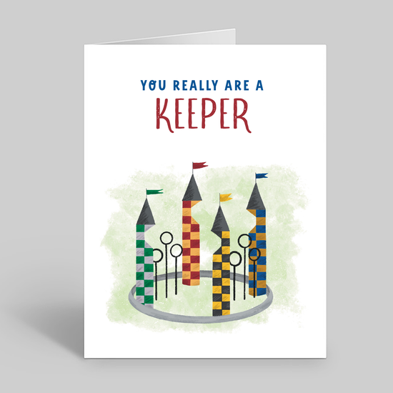 You really are a keeper